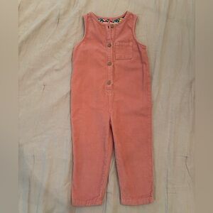 Mini Boden Pink Corduroy Jumpsuit / Size 2-3Y
